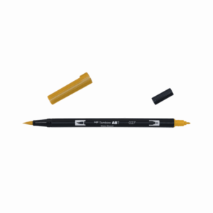 Tombow Abt Dual Brush Pen Dark Ochre Nr 027