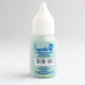 Sparkling Glitter Iridescent Maize Zacht Groen