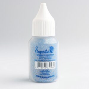 Sparkling Glitter Iridescent Skyblue