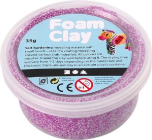 Foam Clay Neon Paars 35 Gr