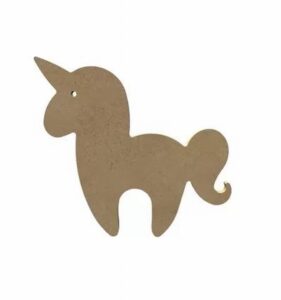 Eenhoorn Mdf Inclusief Houder