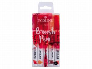 Ecoline Brushpen Set Red