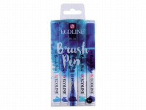 Ecoline Brushpen Set Blue