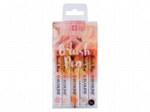 Ecoline Brushpen Set Beige / Pink