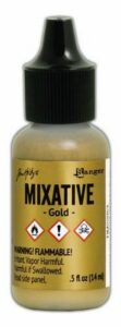 Ranger Alcohol Ink 15 Ml Gold Mixative