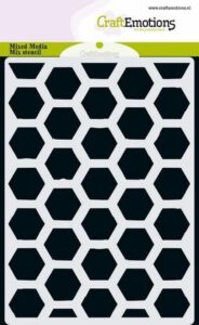 CraftEmotions Mixed Media Mask Hexagon - Foamtastic Crafts