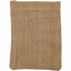 Jute Zak, Afm 15x20 Cm, 275 G/m2, Bruin, 4stuks