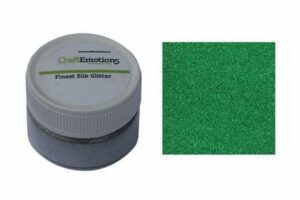 Glitter Groen Ultra Finest Silk In Potje 16gr.