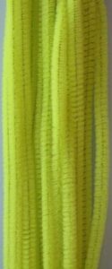 Chenille Draad, 6 Mm, Lemon 20 Stuks In Zakje