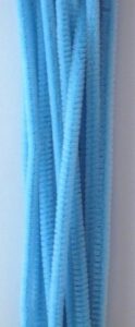 Chenille Draad, 6 Mm, Aqua 20 Stuks In Zakje