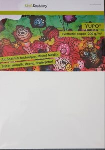 Craftemotions Yupo Papier A4 10 Vel 200 Gram