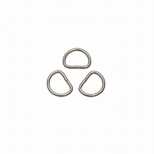 Metalen D Ring 13mm Zilverkleur 10 Stuks