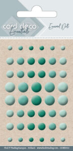 Card Deco Essentials Enamel Dots Green