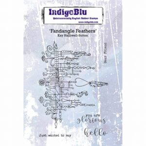 Indigoblu Stempel Fandangle Feathers