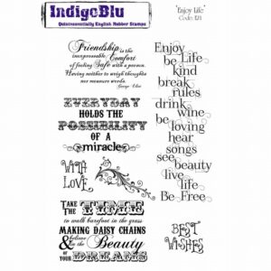 Indigoblu Stempel Enjoy Life