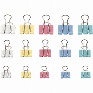 Foldback Pastelkleur 15 19 25mm 30 Diverse