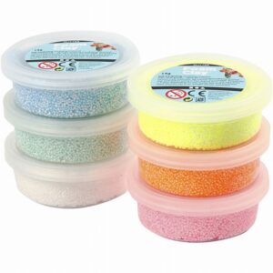 Foam Clay Glitter Set 6 X 14 Gram