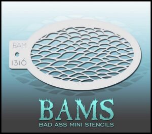 Bad Ass Mini Stencil 1316