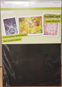 Prosilkcard Zwart 10 Vl A4 300 Gr