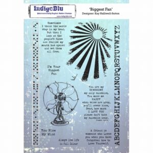 Indigoblu Stempel Biggest Fan Kay Halliwell
