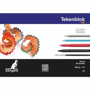 Tekenblok A4 200 Grams