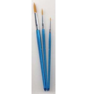 Artist Brush Set, 3x Round, 3 Pcs