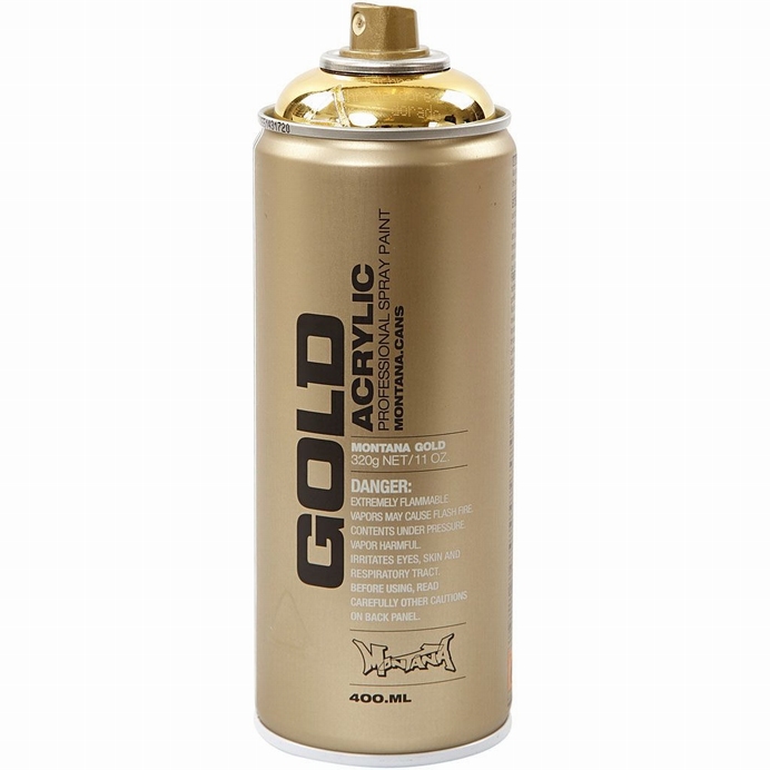 Montana Gold Spray Acryl Goldchrome M3000 400ml