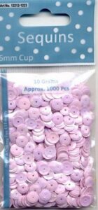 Pailletten Ab Kleur Baby Roze 6 Mm 10 Gr