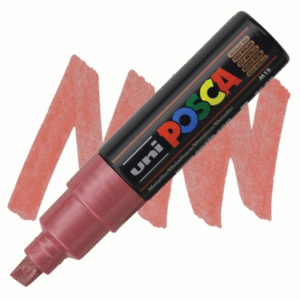Posca 8k Metallic Rood