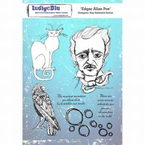 Indigoblu Stempel Edgar Allan Poe By Kay Halliwell Sutton