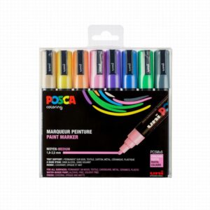 Posca Set 5m 8 Stuks Assortiment Pastel