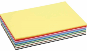 Gekleurd Karton, A4, 180 Gr, Assortiment Kleuren 30 Vel