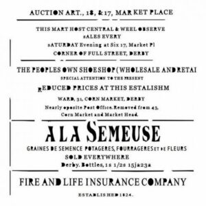 13 Arts Mixed Media Stencil Vintage Newspaper