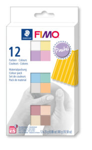 Fimo Soft Set Colour Pack 12 Pastel Colours