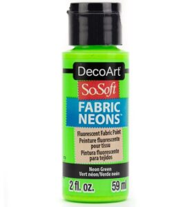 Sosoft Fabric Neon Paint Neon Green 59ml
