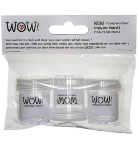 Wow Empty Jars Pack Of 3