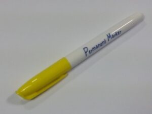 Collall Krimpie Permanent Marker Geel