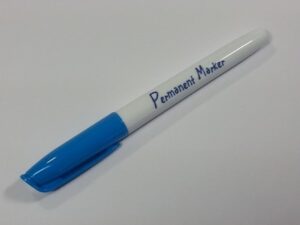 Collall Krimpie Permanent Marker Licht Blauw