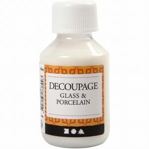 Creotime - Decoupage lijmlak glas-Porcelein 100ml