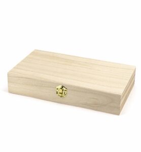 Houten Bewaardoosje Plat