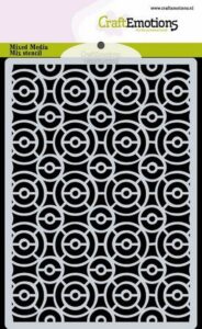 Craftemotions Mask Stencil Cirkels Art Deco