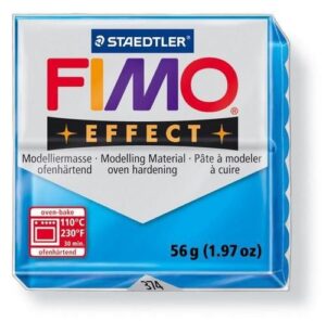 Fimo Effect Boetseerklei 56 G Transparant Blauw