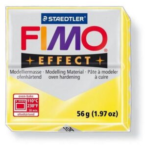 Fimo Effect Boetseerklei 56 G Transparant Geel