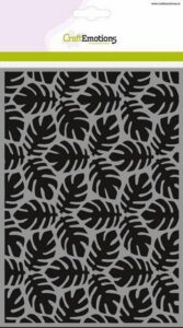 Craftemotions Mask Stencil Achtergrond Monstera