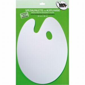 Kunststof Schilderspalet Voor Acrylverf 30 X 40cm