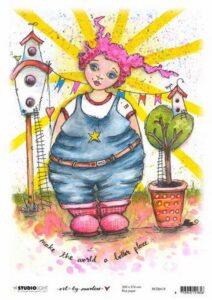 Studio Light By Marlene Rice Paper Marlene's World Nr.18