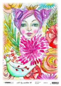 Studio Light By Marlene Rice Paper Marlene's World Nr.13 2