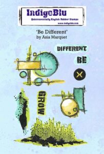 Indigoblu Stempel Be Different By Asia Marquet