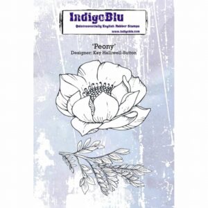 Indigoblu Stempel Peony A6