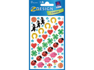 Papieretiket Z Design Creative Pakje A 3 Vel Geluksbrengers